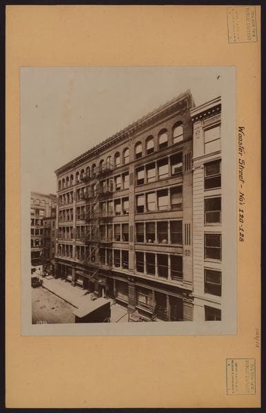 Manhattan: Wooster Street - Prince Street, 1921