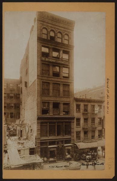 Manhattan: Grand Street - Crosby Street, 1911