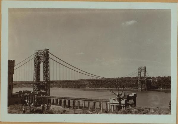 Bridges - George Washington Bridge - [North (Hudson) River.], 1938
