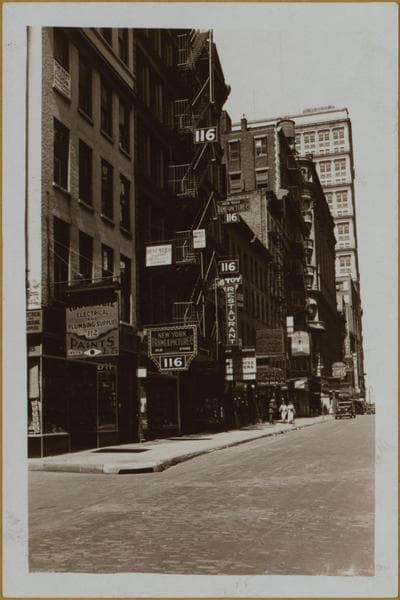 Manhattan: Fulton Street - Dutch Street, 1933