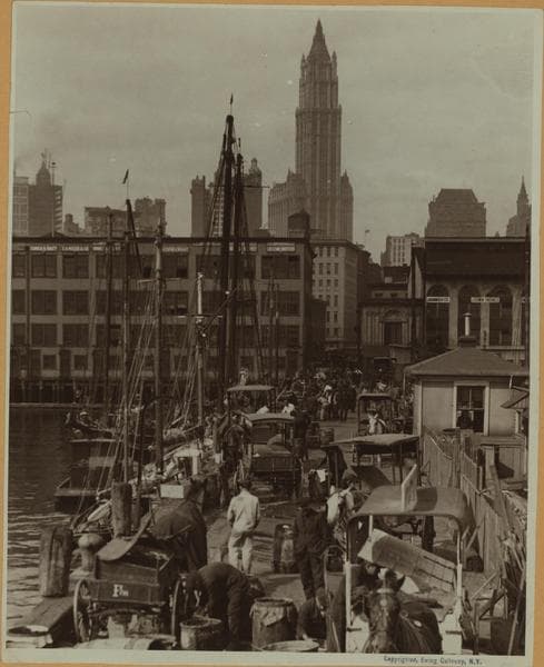 Fulton Fish Market., 1920