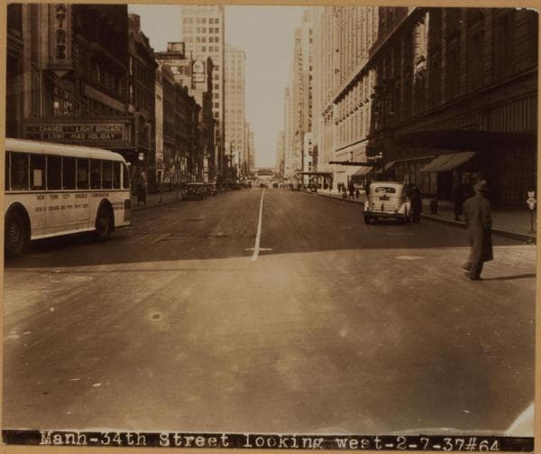 Manhattan: 34th Street (West) - Broadway, 1937