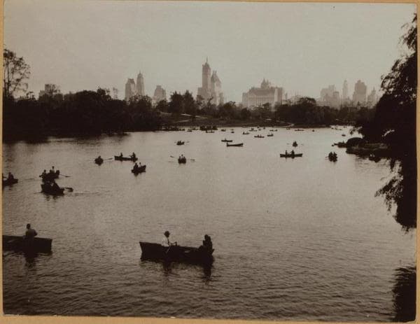 Manhattan: Central Park - The Lake., 1928–1940