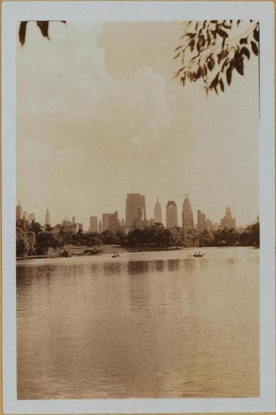 Manhattan: Central Park - The Lake; R.C.A. Building., 1931–1935
