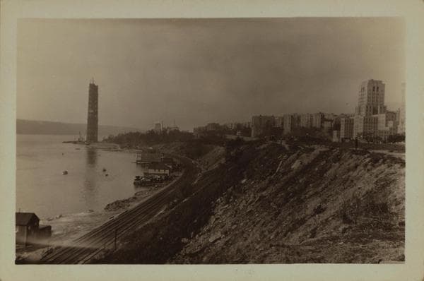 North (Hudson) River shore., 1929–1931