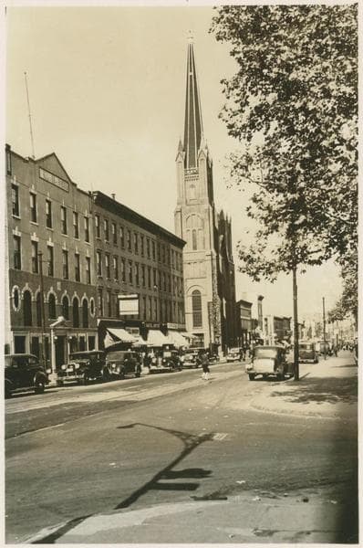 Court Street - Carroll Street looking north, 1939-10-21