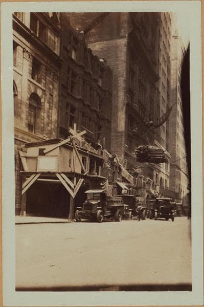 Manhattan: Wall Street - Nassau Street, 1929