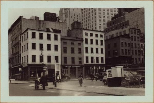 Manhattan: Water Street - Fletcher Street, 1940