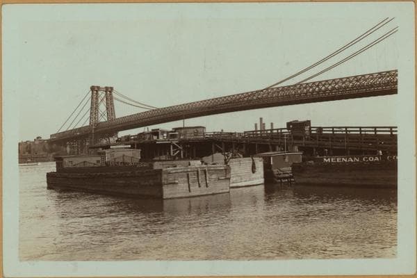 Bridges - Williamsburg Bridge [spans the East River, beginning at Delancey Street in Manhattan and terminating in Williamsburg, Brooklyn.], 1933