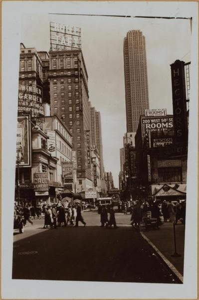 Manhattan: 50th Street - Broadway, 1933–1940