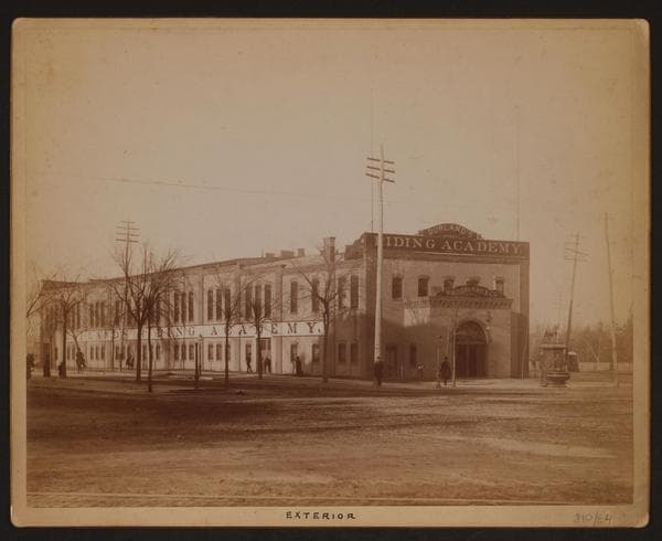 Manhattan: Columbus Circle - [Durland's Riding Academy, exterior.]
