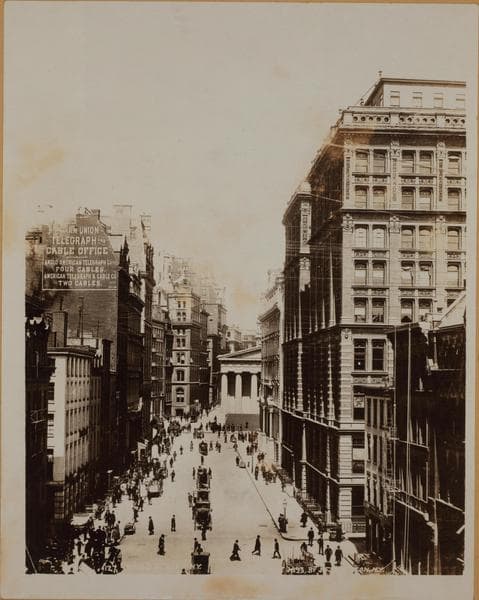 Manhattan: Broad Street - Exchange Place, 1893