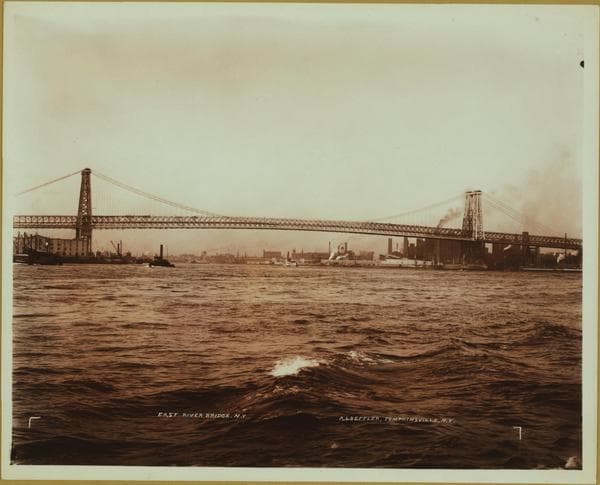 Bridges - Williamsburg Bridge - [East River.], 1945
