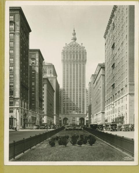 Park Avenue - 50th Street looking south, 1933