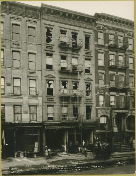 104th Street (East) #244 north side - looking northeast, 1934-03-15