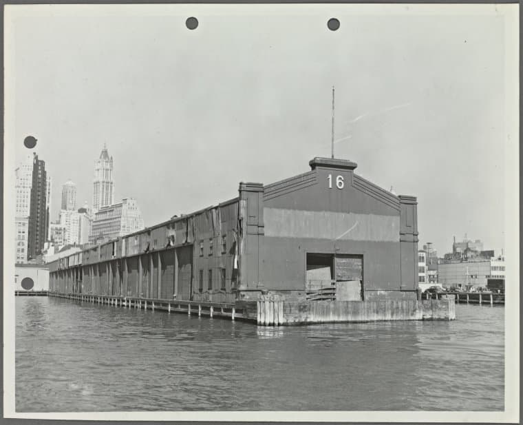 Pier 16, East River, 1951