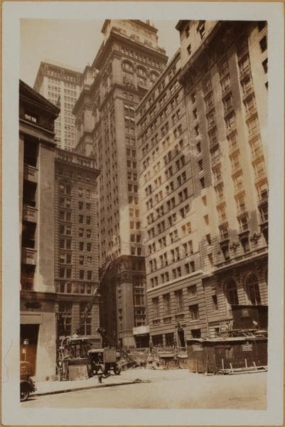 Manhattan: Broad Street - Exchange Place, 1931