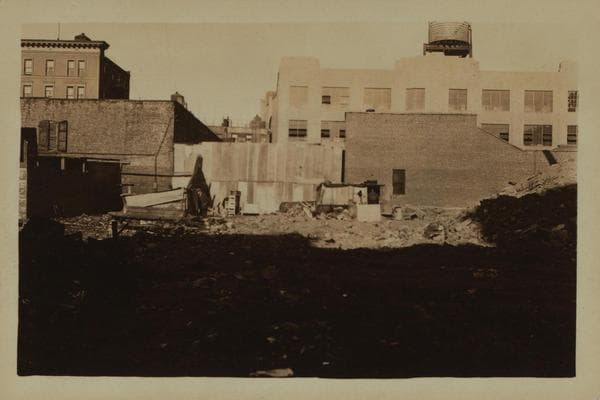 Squatters Colony between Morton and Barrow Streets., 1932–1934