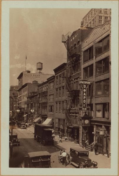 Manhattan: Washington Street - Morris Street, 1929