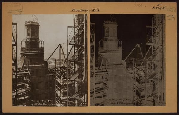 Manhattan: Broadway - Battery Place, 1920