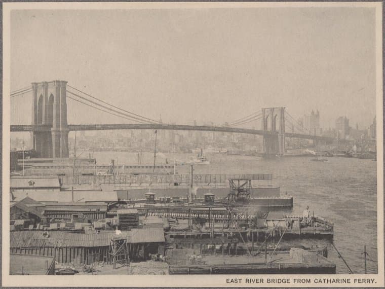 East River Bridge from Catharine Ferry