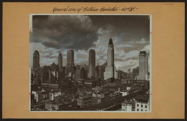 General view - Midtown Manhattan - 42nd Street - [Grand Central.], 1929