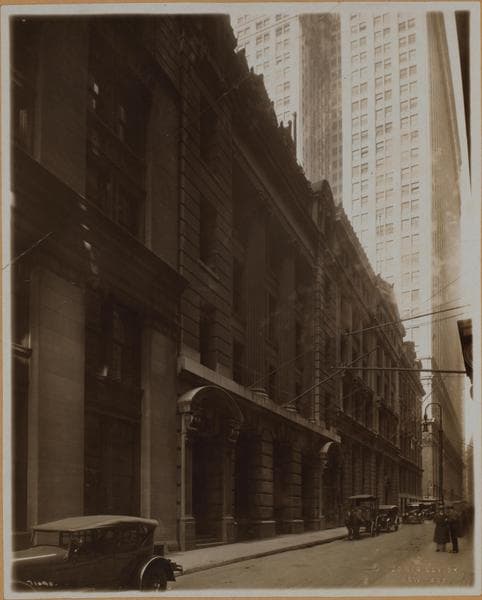 Manhattan: Cedar Street - William Street, 1924