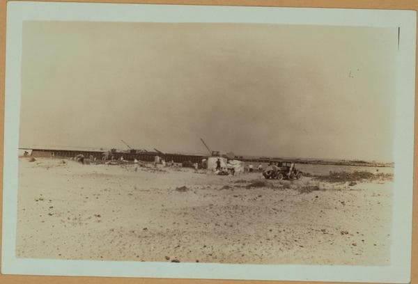 Islands - Barren Island - Dyke for new airport fill - [Rockaway Pier.], 1931