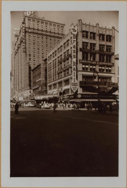 Manhattan: 50th Street - Broadway, 1933–1940