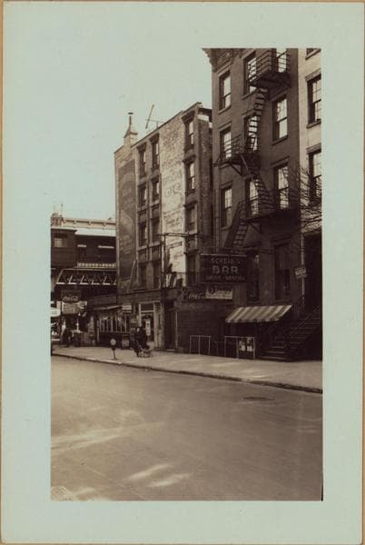 Manhattan: St. Marks Place - 1st Avenue, 1938