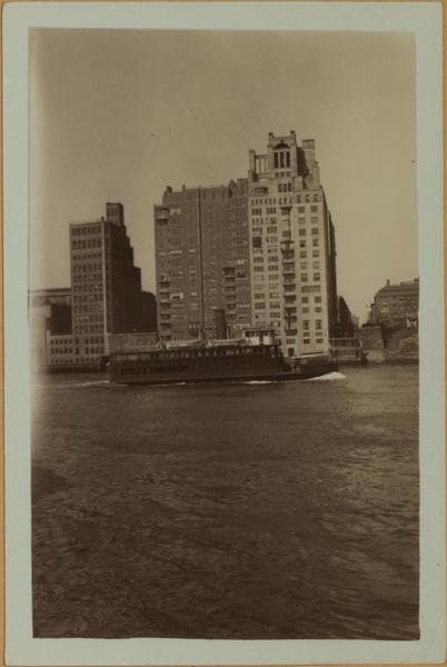 East River - Manhattan shore - [Hagedorn Brothers Coal Company.], 1933–1939