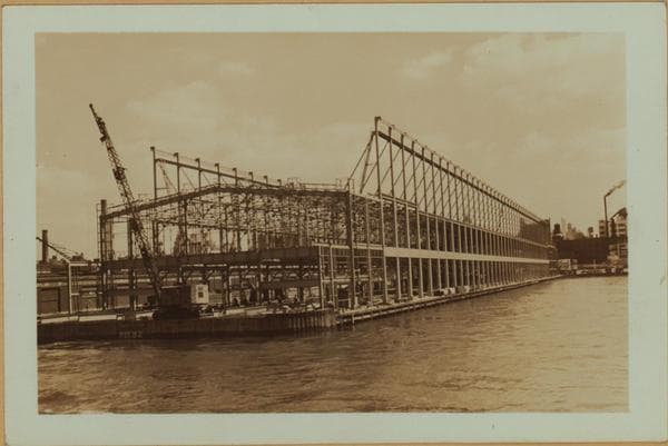 North (Hudson) River - Piers 90-92., 1935