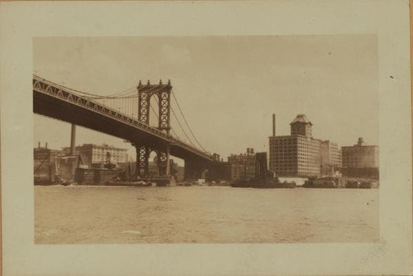 Bridges - Manhattan Bridge - [Brooklyn side.], 1925