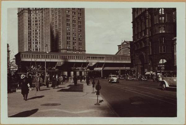 Manhattan: Park Row - Frankfort Street, 1935–1938