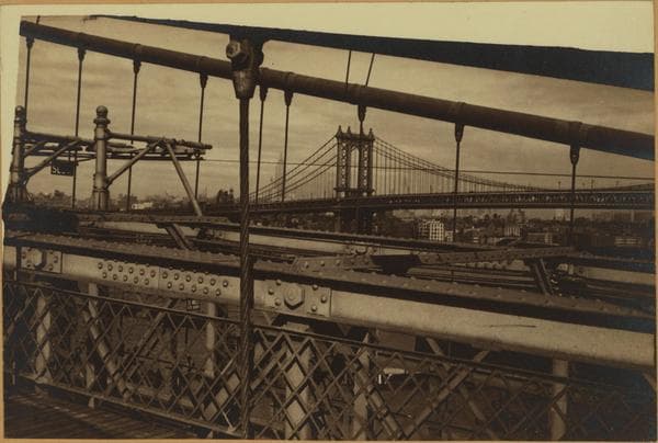 Bridges - Manhattan Bridge - [Brooklyn Bridge - Empire State Building.], 1936