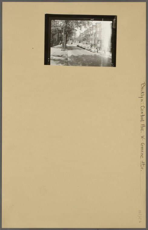 Brooklyn: Central Avenue - Greene Avenue, 1936