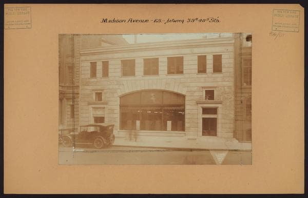 Manhattan: Madison Avenue - 39th Street (East)