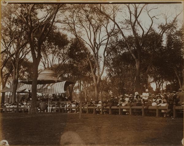 Music - Municipal music program - [Central Park band concert.]