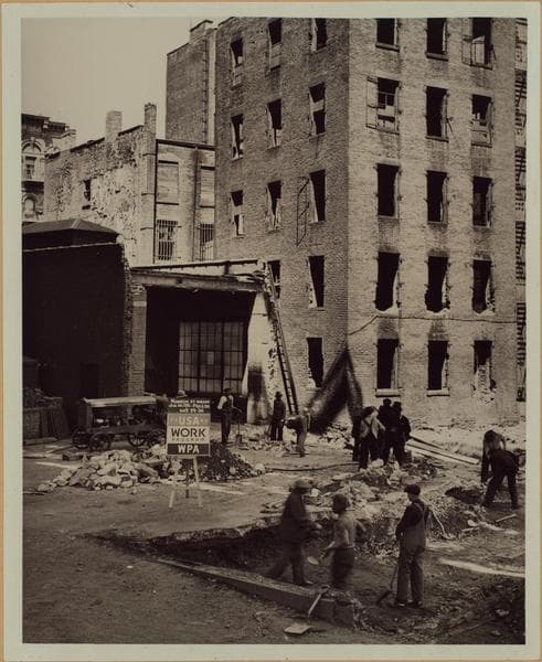 Manhattan: Madison Street - Market Street, 1936