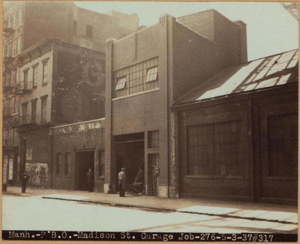 Manhattan: Madison Street - Market Street, 1937