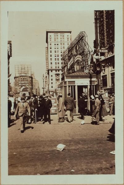 Manhattan: Broadway - 43rd Street (West), 1937