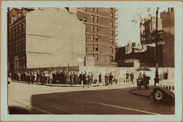 Artists and poets - Greenwich Village., 1935