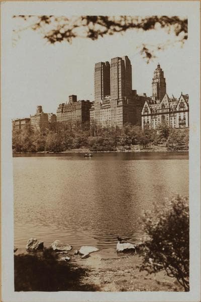 Manhattan: Central Park - The Lake., 1933