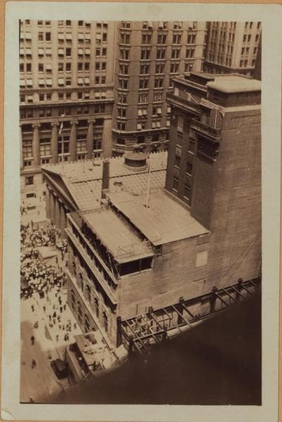 Manhattan: Wall Street - Nassau Street, 1929