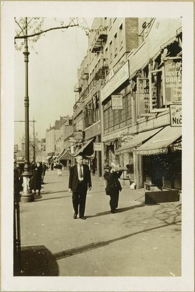 Manhattan: Allen Street - Rivington Street, 1929–1936