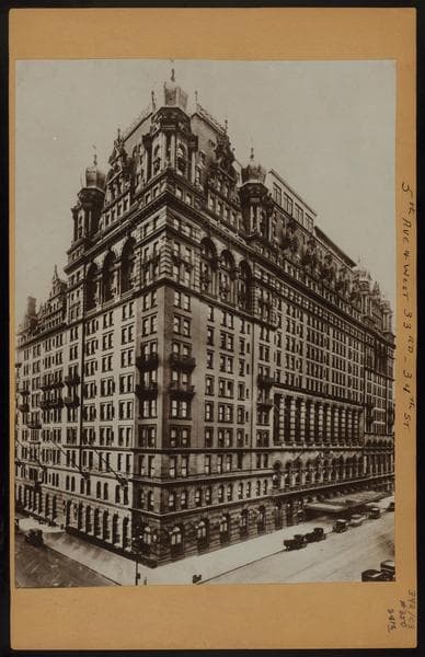 Manhattan: 5th Avenue - 33rd Street, 1920
