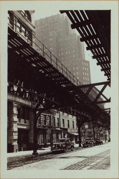 Manhattan: West Broadway - Canal Street, 1938