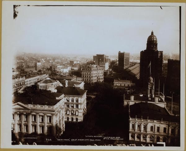 Manhattan: City Hall Park - City Hall., 1945