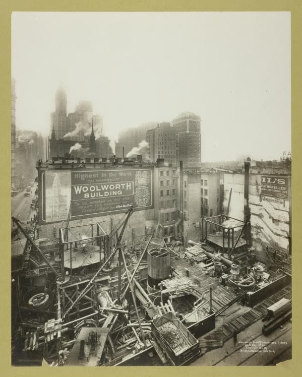Woolworth Bldg. foundations