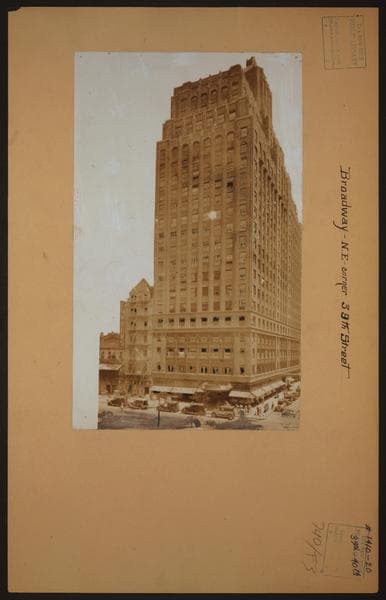 Manhattan: Broadway - 39th Street, 1928